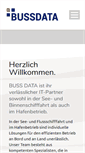 Mobile Screenshot of buss-data.de