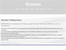 Tablet Screenshot of buss-data.de